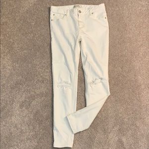 Free People Butterly Soft White Jeans
